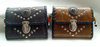 Leder Damen Geldbörse Schwarz oder Braun klein 13 x 11cm