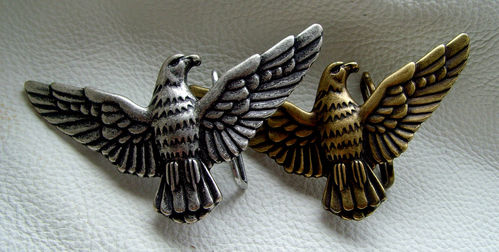 Gürtelschnalle Buckle Eagle No. 2 Messing oder Silber