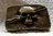 Totenkopf Zierniete Skull Altsilber oder Messing