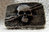 Totenkopf Zierniete Skull Altsilber oder Messing