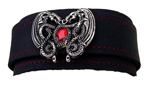 Dragonheart Rot Armband verschiedenen Lederfarben