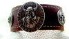 Armband Odin Amulette No.55 verschiedene Lederfarben