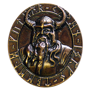 Lederarmband schwarz Thor Odin Mjölnir Wikinger Armband Kreuz Wikinger K26.16 