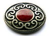 Zierniete Byzantiner Schmuckplatte Rot Farbe Messing oder Silber